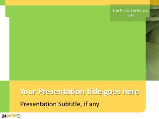 Your Presentation title goes here

 