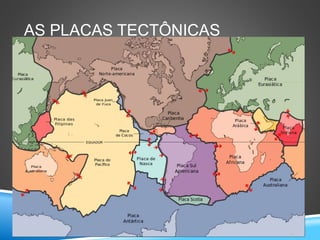 AS PLACAS TECTÔNICAS
 