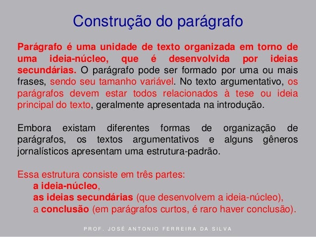 Dissertação estrutura do texto