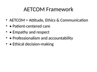AETCOM_Communication_Presentation MBBS.pptx. | PPTX