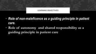 Doctor Malfec AETCOM DR BHAVIKA.pptx (Autonomy &Non-maleficence) | PPTX