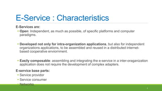 E-Services - Chapter 1: Introduction | PPTX