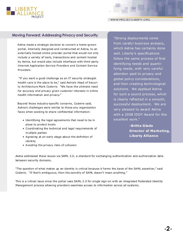 Aetna Case Study
