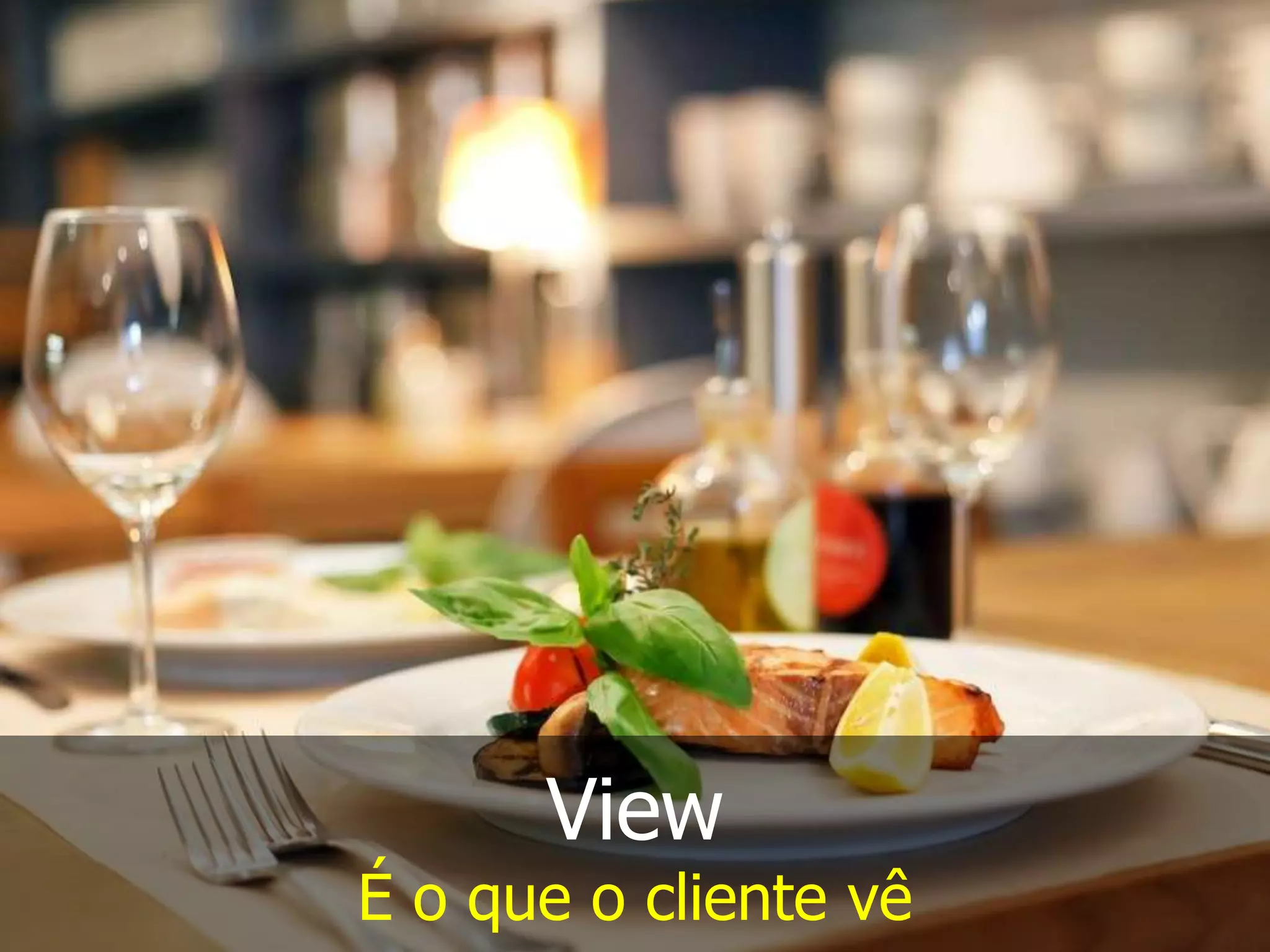 View
É o que o cliente vê
 
