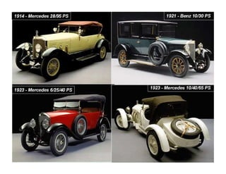 A evolução da Mercedes-Benz!