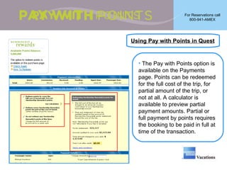 Pay With Points | PPT