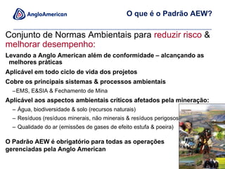  Por que o Padrão AEW? (Motivadores) 2