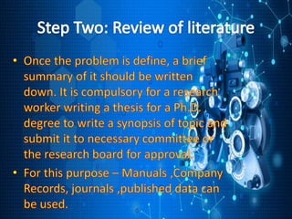 Steps in Social science Research | PPTX