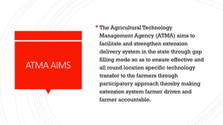 Atma System Agricultural Technology Management Agency pdf | PPTX