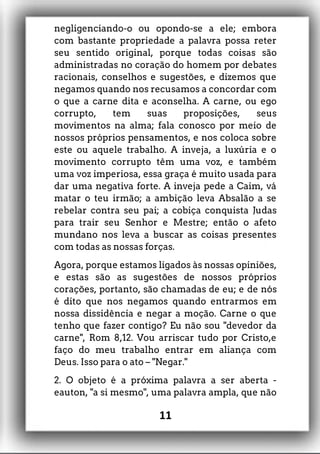 A Extensão de Autonegação -Thomas Manton