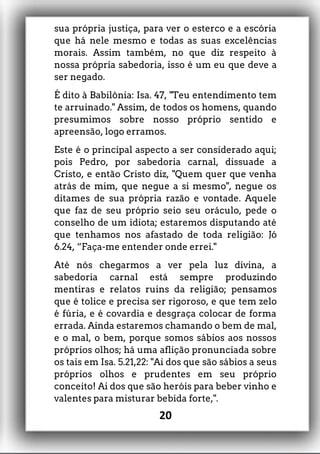 A Extensão de Autonegação -Thomas Manton