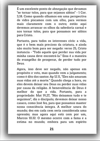 A Extensão de Autonegação -Thomas Manton