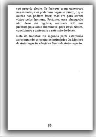 A Extensão de Autonegação -Thomas Manton