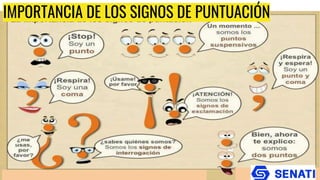 IMPORTANCIA DE LOS SIGNOS DE PUNTUACIÓN
 