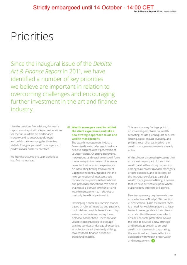 Art Finance Report 2019 6th Edition
