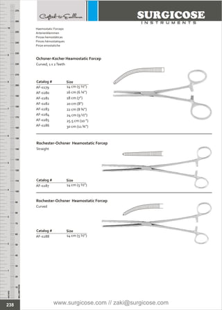 ARTERY FORCEPS [SURGICOSE] | PDF