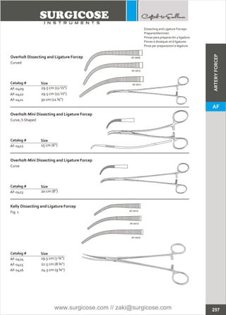 ARTERY FORCEPS [SURGICOSE] | PDF