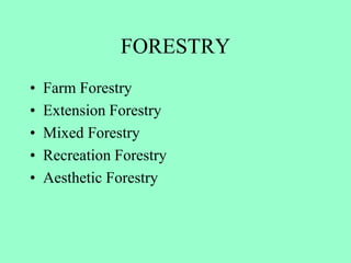 AgroForestry