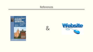 References
&
 
