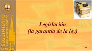 Legislación (la garantía de la ley) 