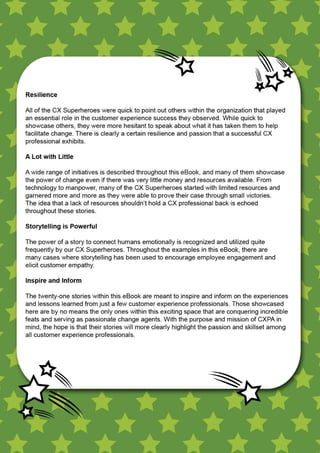 CXPA Customer Experience Superhero Success Guide