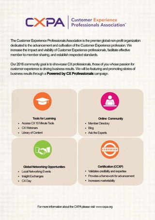 CXPA Customer Experience Superhero Success Guide