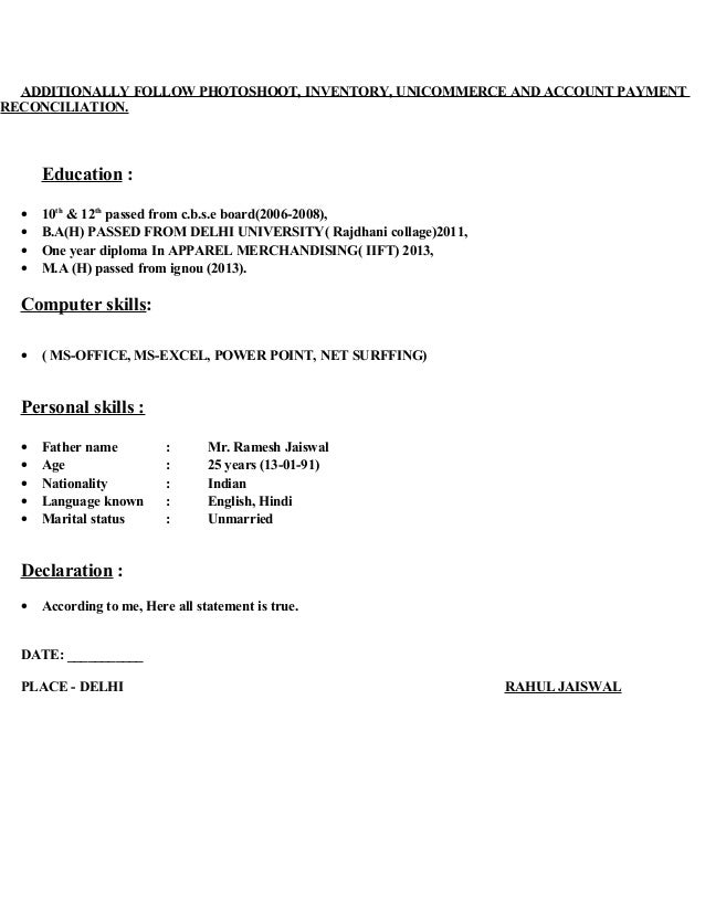 google resume book
