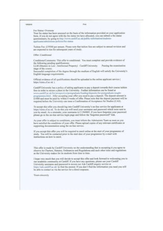 LLM 1st Stage Results+MBA Offer