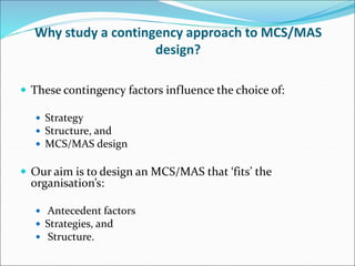 Com Mas Design Example AF313- Lecture 5.1 Contingency theory.ppt