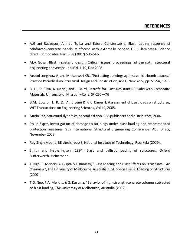 Blast Effects On Buildings Pdf To Excel