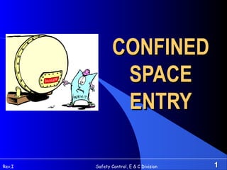 11
CONFINEDCONFINED
SPACESPACE
ENTRYENTRY
Rev.I Safety Control, E & C Division
 
