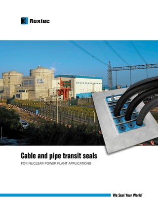 Cable and pipe transit seals
for Nuclear power plant applications
Copyright©2011CNPEC
 