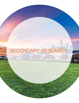 secondary research
 