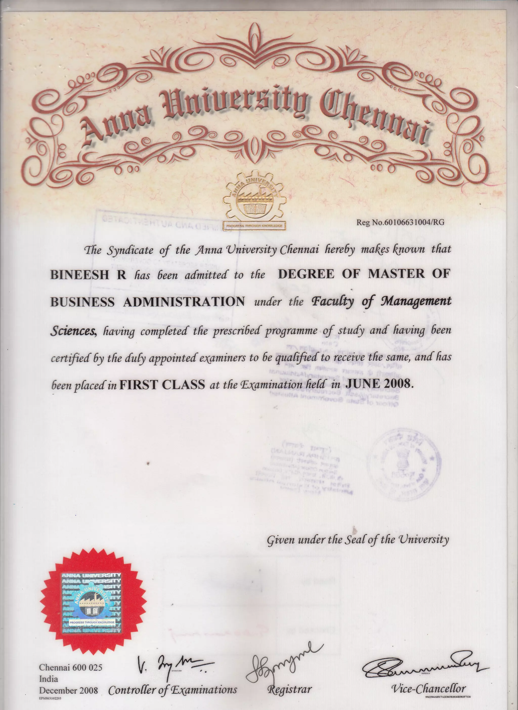 Degree and PG Certificates-01 | PDF