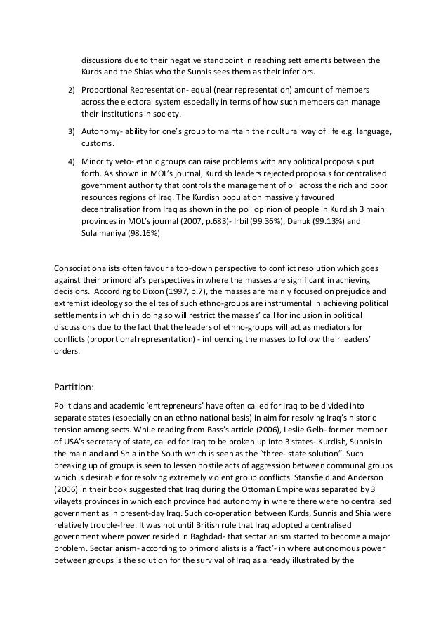 Essay on politics as compromise and consensus