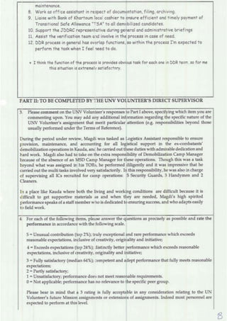 Un Performance Or UN Performance Appraisal Report | PDF