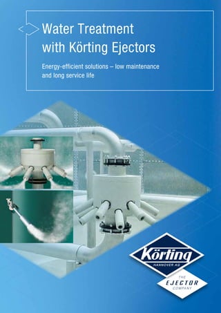 Water Treatment
with Körting Ejectors
Energy-efficient solutions – low maintenance
and long service life
 
