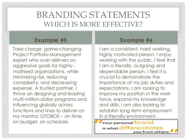 branding statements