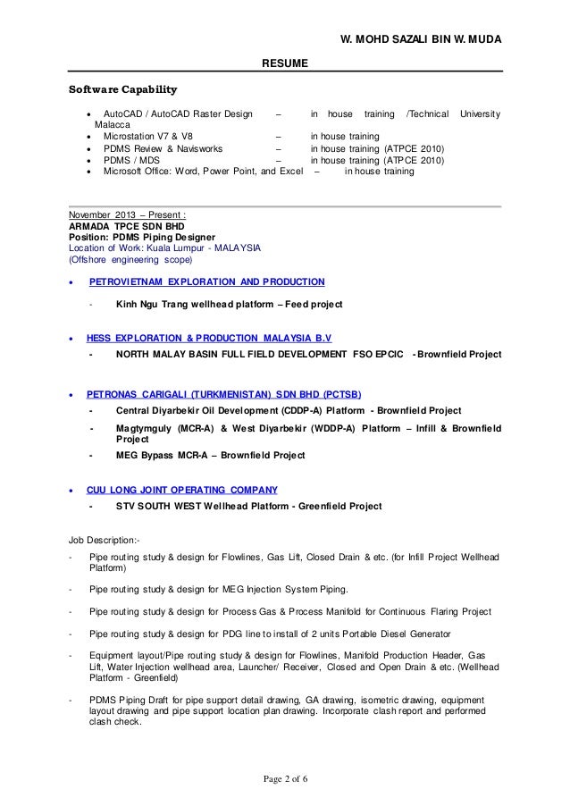 Wan engineer resume