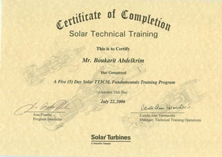 Boukarit Solar Training