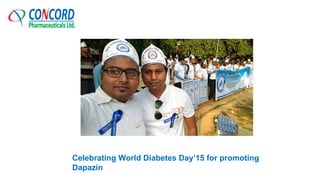Celebrating World Diabetes Day’15 for promoting
Dapazin
 