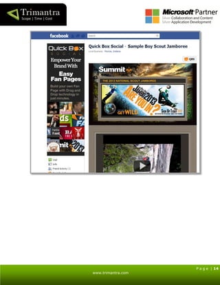 P a g e | 14
www.trimantra.com
 