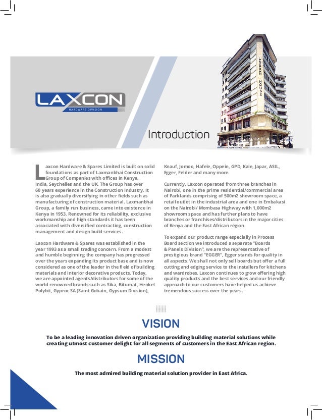 LAXCON COMPANY PROFILE