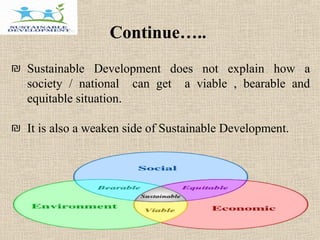 Criticism of Sustainable Development by Abu Khairul Bashar | PPT