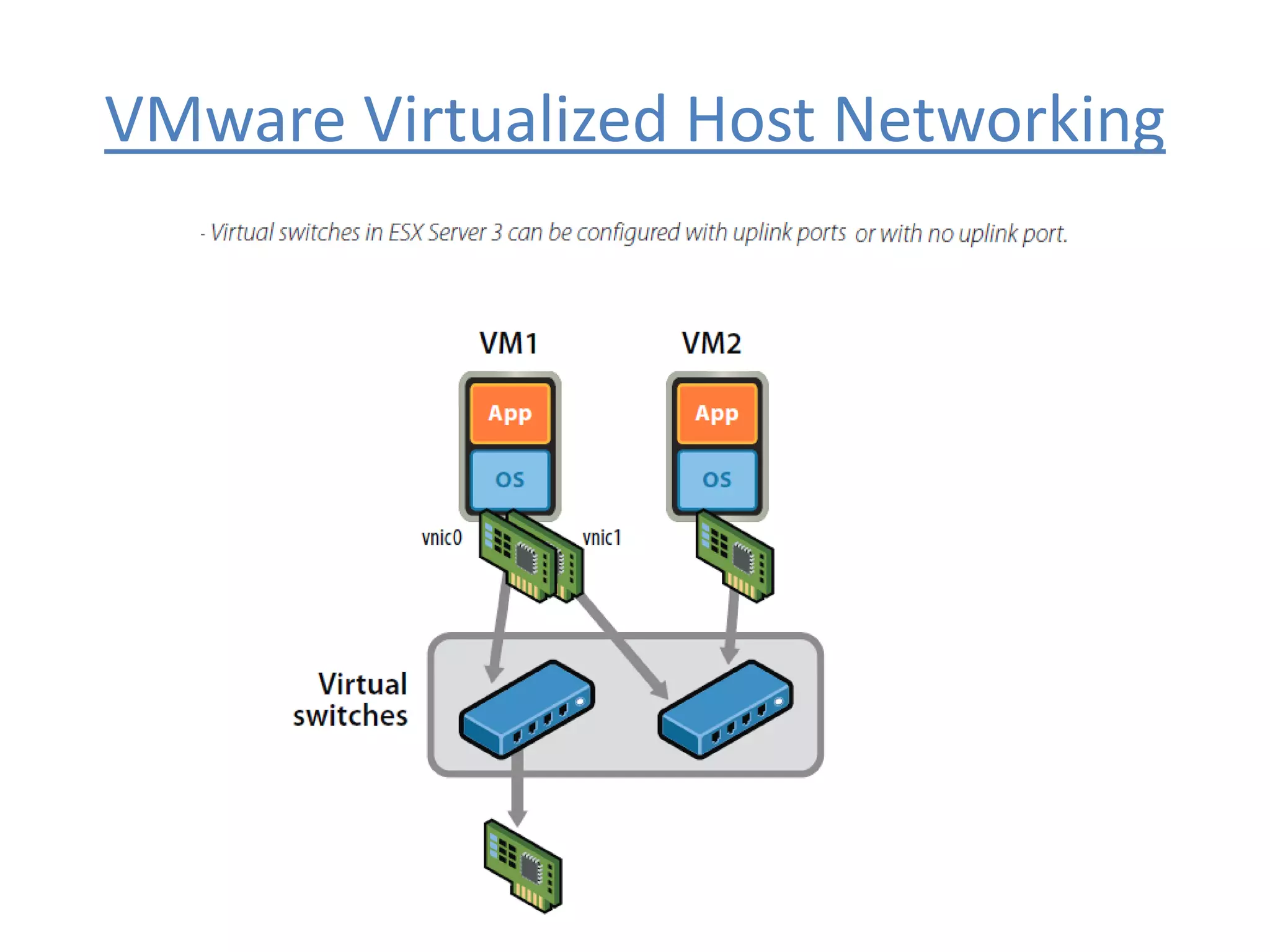VMware Virtualized Host Networking
 