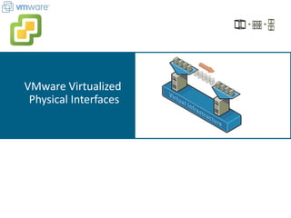 VMware Virtualized
Physical Interfaces
 