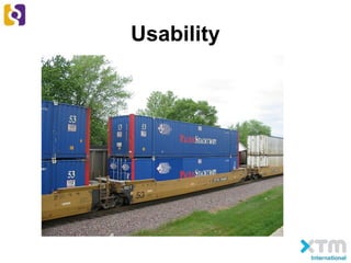 Usability
 