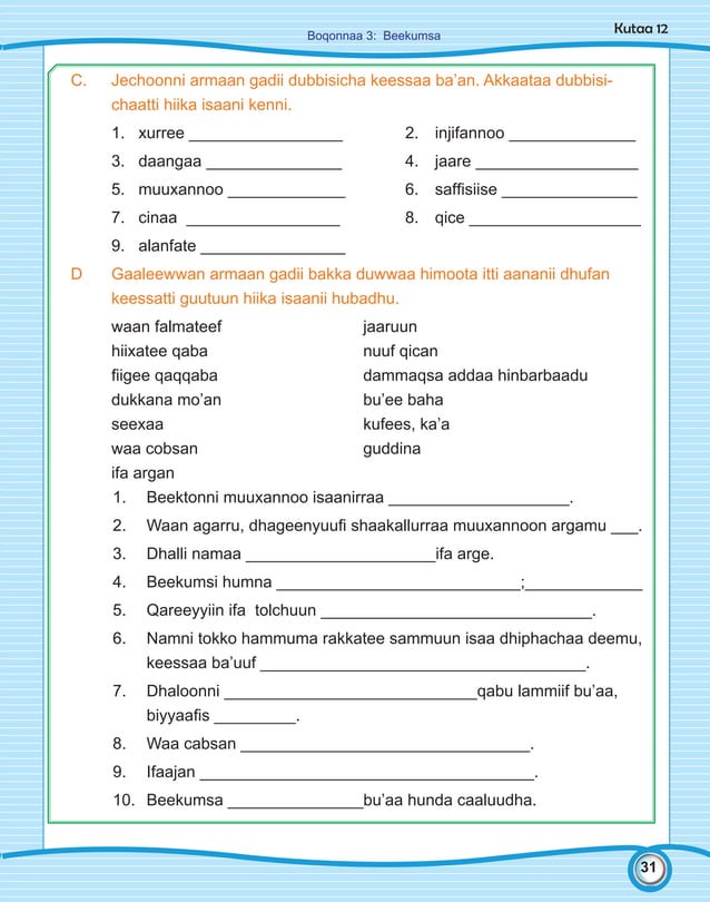 AFAAN OROMOO GRADE 8 TEACHER GUIDE PDF FREE DOWNLOAD 2022 visual data 5