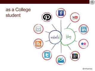 @mhames
as a College
student
 