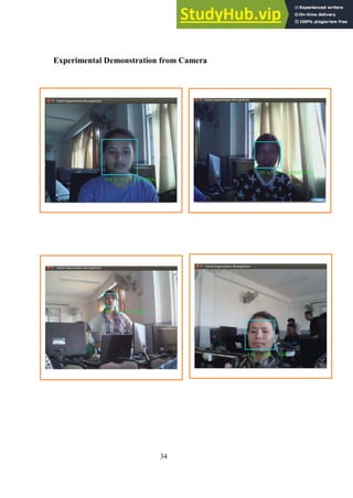 34
Experimental Demonstration from Camera
 